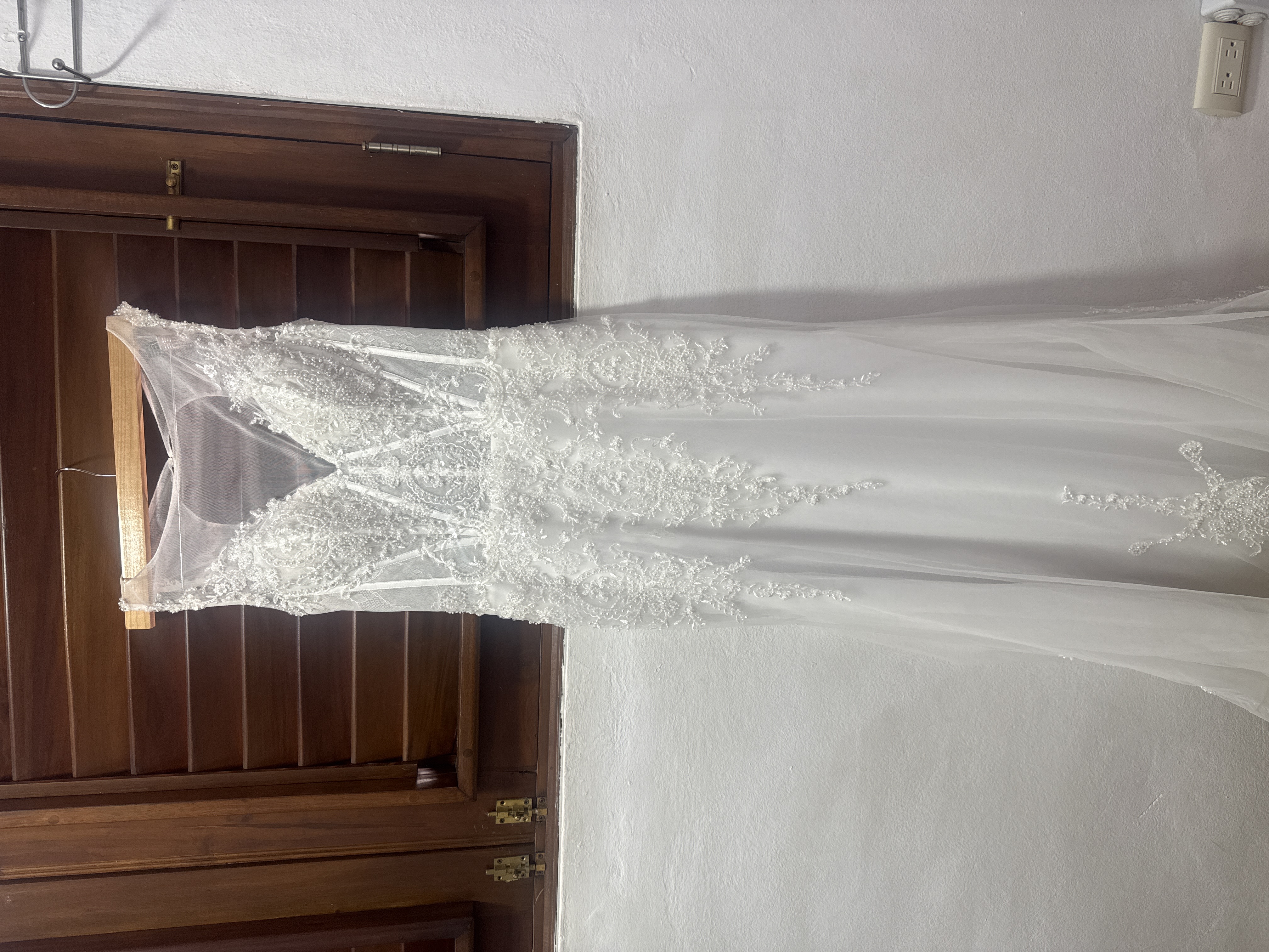 Vestido de novia sirena en tul