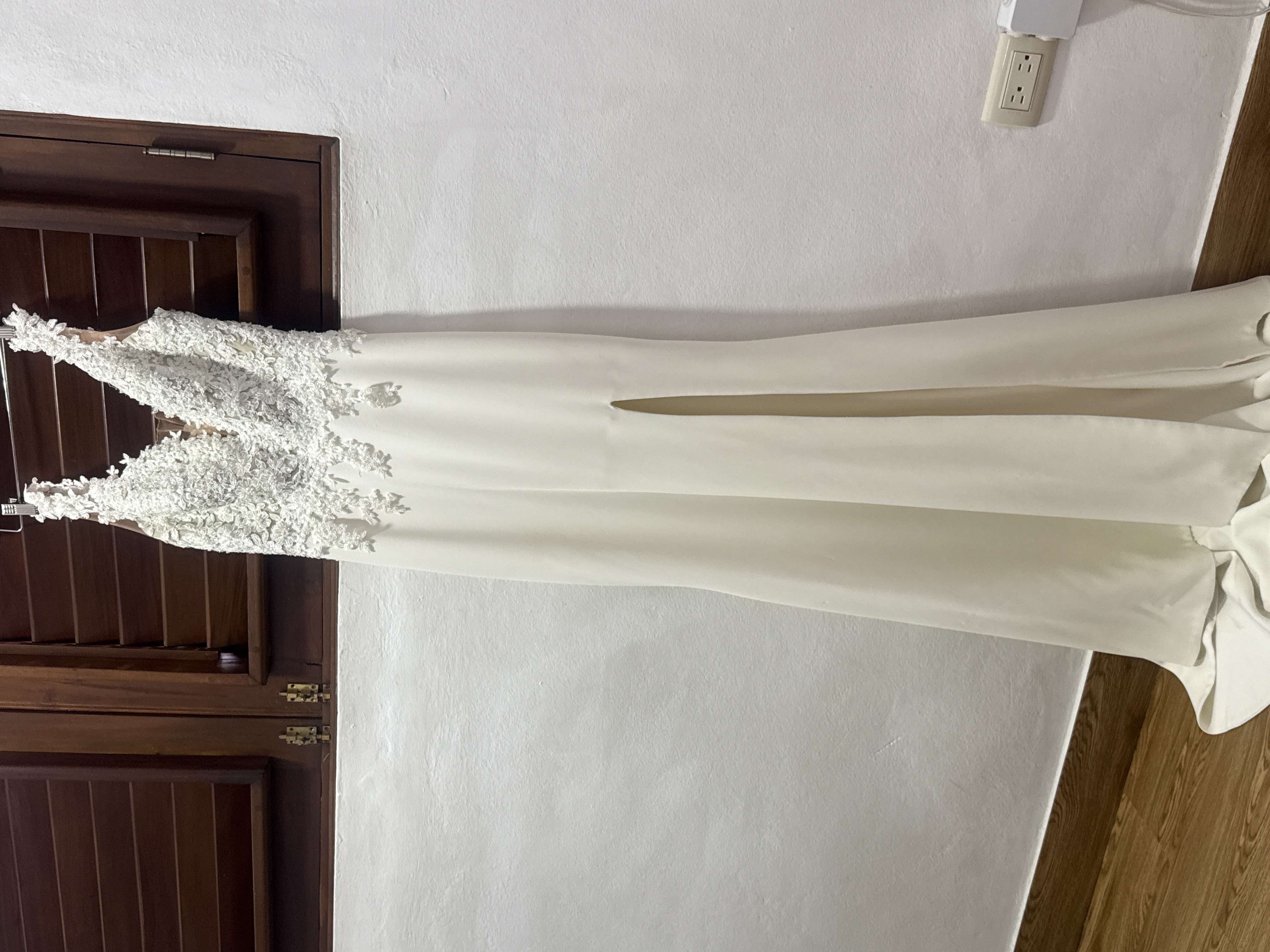 Vestido de novia sirena con abierto