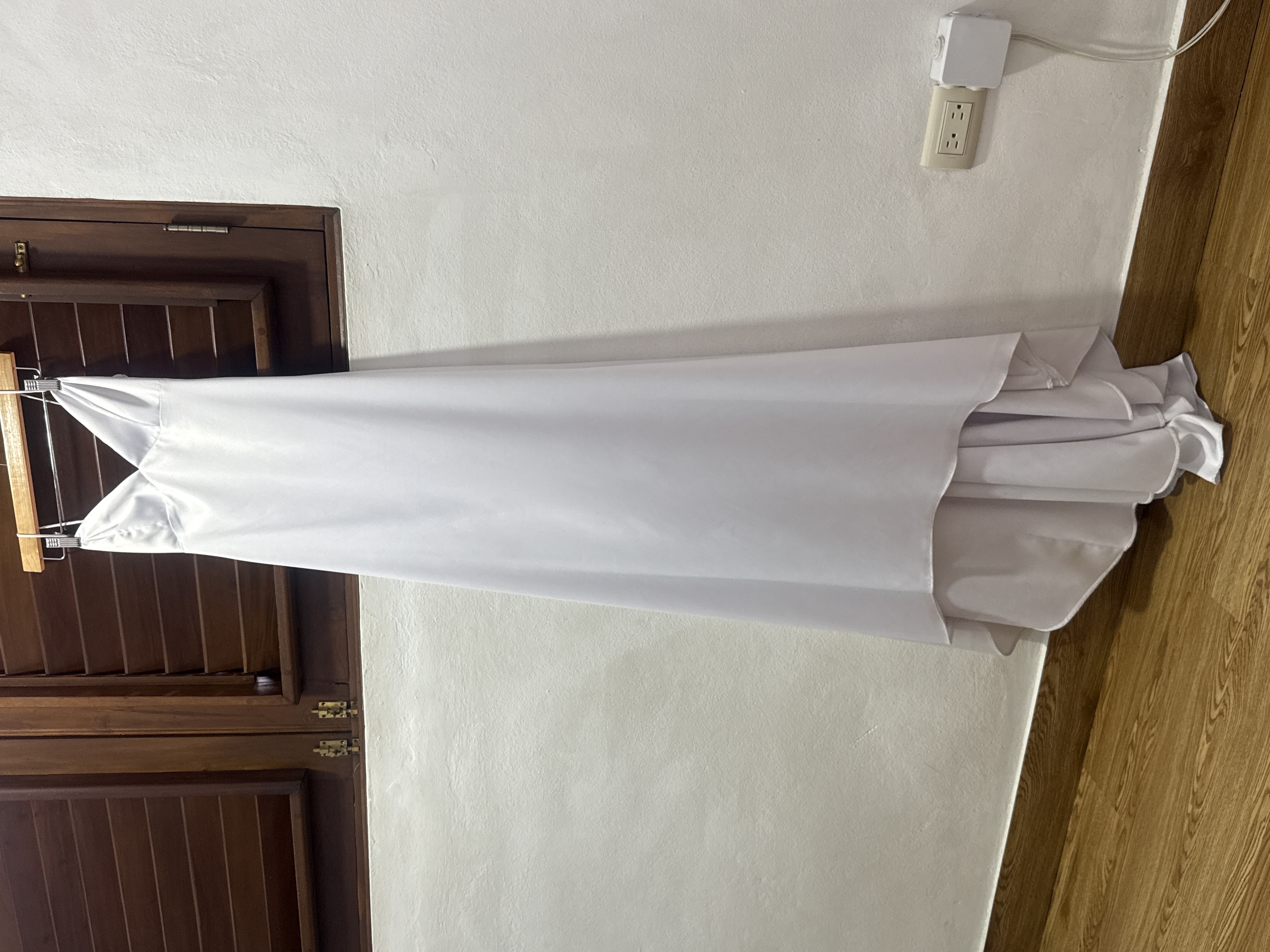 Vestido de novia civil podesua con scot en la espalda
